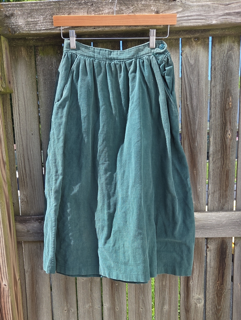 Courduroy Midi Skirt
